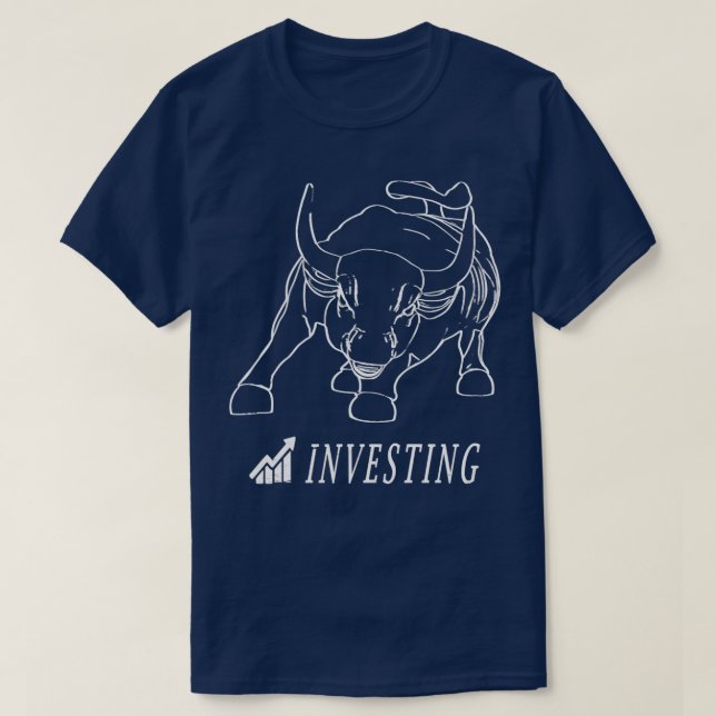 Camiseta Bull Wall Street Invest 1 (Frente do Design)