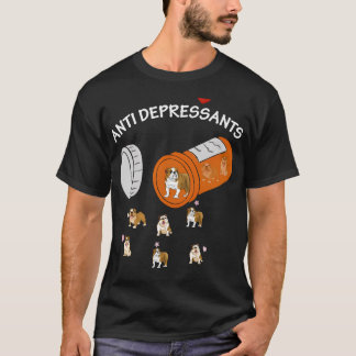 Camiseta Bulldog Antidepressivo