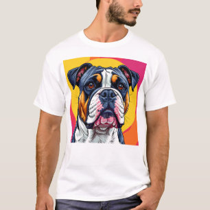 Camiseta Bulldog australiano cachorro