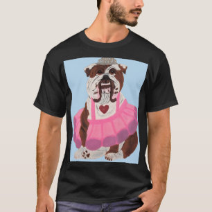 Camiseta Bulldog Bailarina