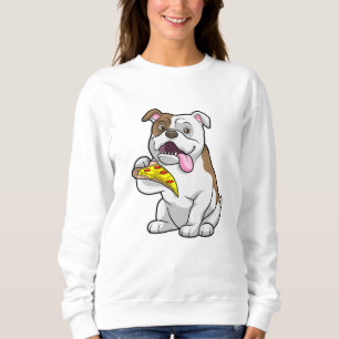 Camiseta Bulldog com pizza
