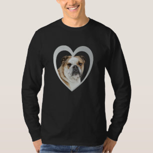 Camiseta Bulldog Coração de Cachorro Bull Dog Bulldog  2