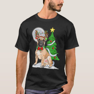 Camiseta Bulldog decora árvore lança-lenha