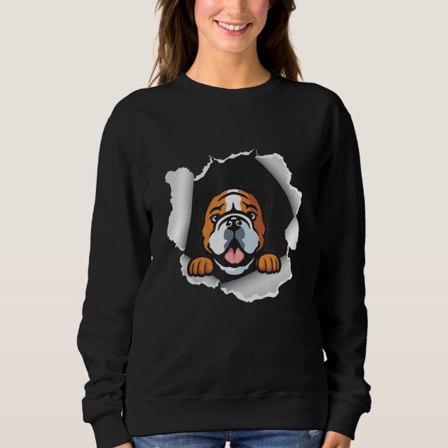 Camiseta Bulldog Dog    For Father s Day (Frente)