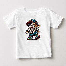 Camiseta Bulldog Estilo de Rua