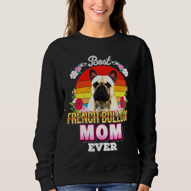 Camiseta Bulldog Floral Francês (Frente)