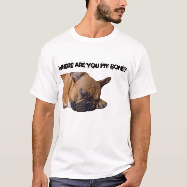 Camiseta Bulldog francês. (Frente)