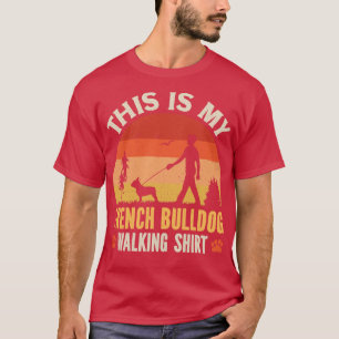 Camiseta Bulldog Francês Andando