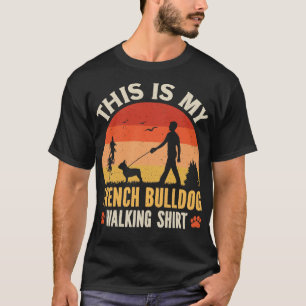 Camiseta Bulldog Francês Andando