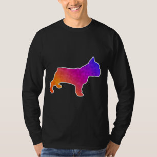 Camiseta Bulldog Francês Ar Baixo Poly Design