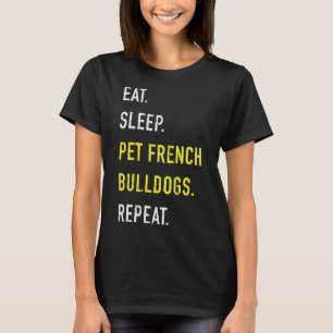 Camiseta Bulldog Francês Bulldog Proprietário do Cão Compan