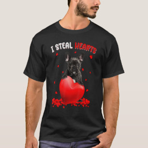 Camiseta Bulldog Francês I Rouba Corações Cachorros Bonitos