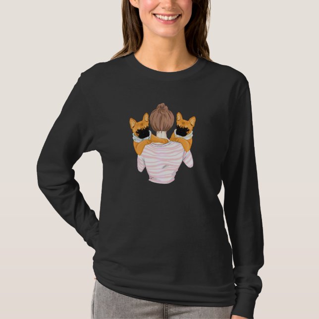 Camiseta Bulldog Francês Mama Frenchie Pul (Frente)