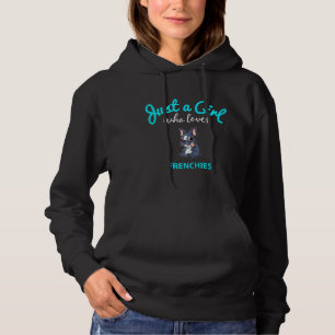 Camiseta Bulldog Francês Para Raparigas Garotas Bulldog Fr