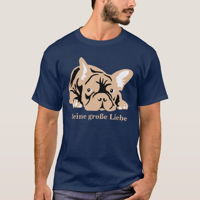 Camiseta Bulldog Francês personalizado (Frente)