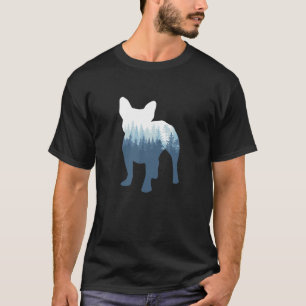 Camiseta Bulldog Francês Silhouette Frenchie Dog Outdoor Na