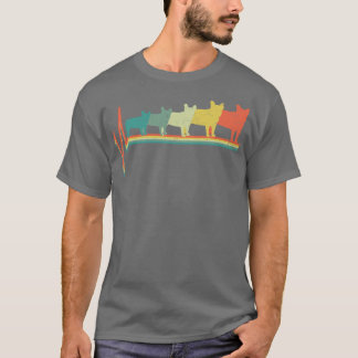 Camiseta Bulldog French Frenchie Heartbeat Vintage 1