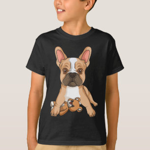 Camiseta Bulldog Frenchie Adora Cachorro Bonito Mamãe Diver