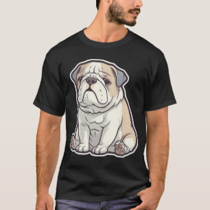 Camiseta Bulldog Inglês Encantador: Um Companheiro Leal