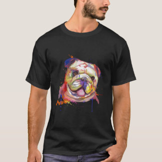Camiseta Bulldog Inglês Splash