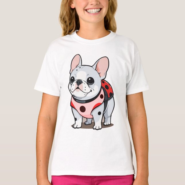 Camiseta Bulldog Ladybug Francês (Frente)
