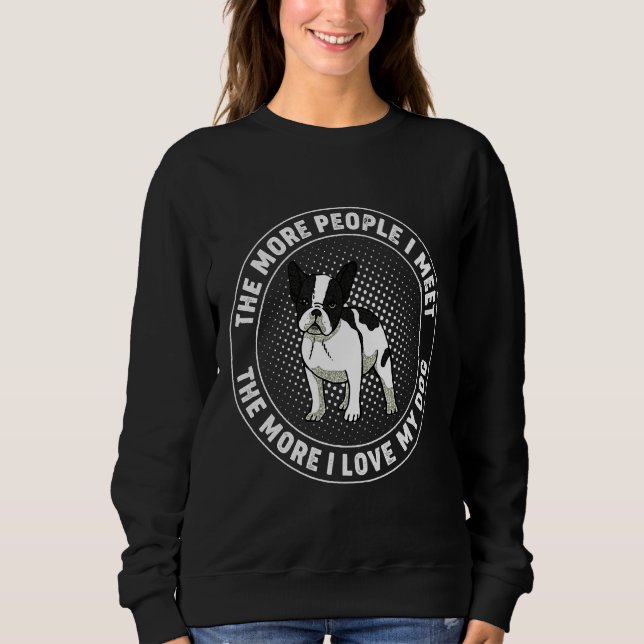 Camiseta Bulldog Men Mulheres Francesas (Frente)