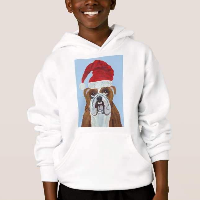 Camiseta Bulldog Papai Noel (Frente)