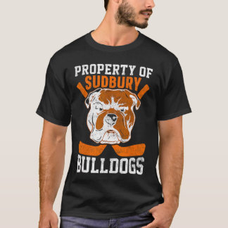 Camiseta Bulldog Property of Sudbury Bulldogs Pet Dog retro