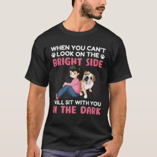 Camiseta Bulldog - Quando você não pode olhar do lado direi