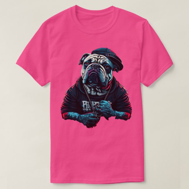 Camiseta Bulldog Rapper 3 (Frente do Design)