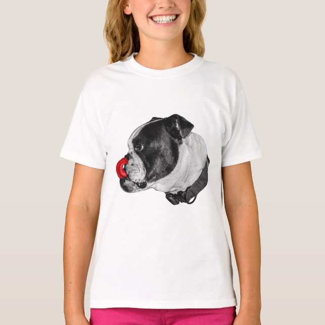 Camiseta Bulldog Red Touch (Frente)
