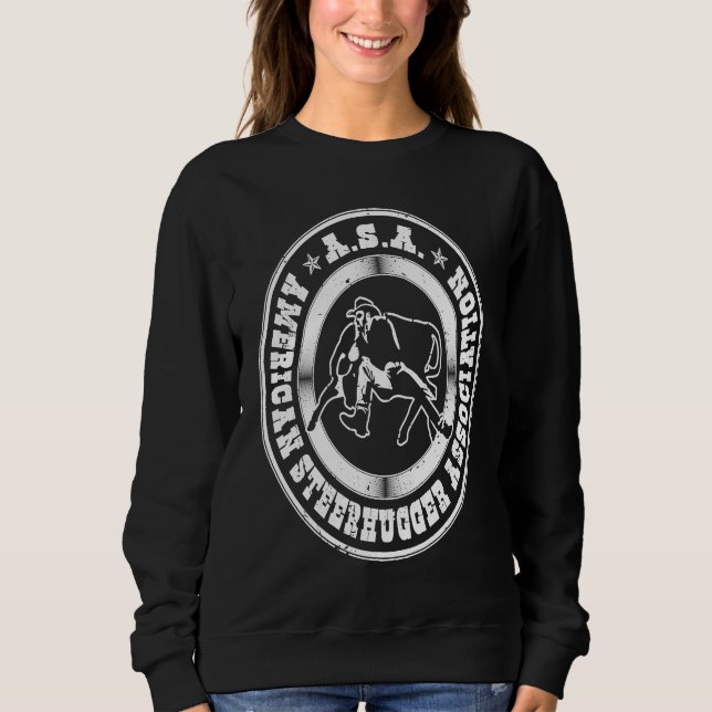 Camiseta Bulldogging Steerhugger Association  Steer Wrestli (Frente)