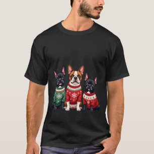 Camiseta Bulldogs Franceses de Natal Frenchie de Natal Cach
