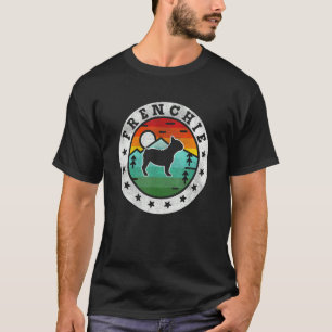 Camiseta Bulldogue Francês Vintage Frenchie Retro Mãe Pai C