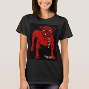 Camiseta Bulldogue Vermelho