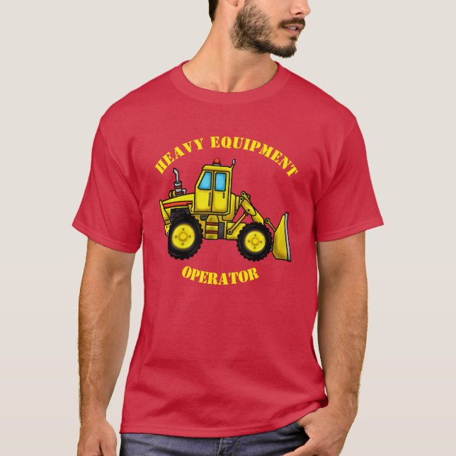Camiseta Bulldozer Mens T-Shirt (Frente)
