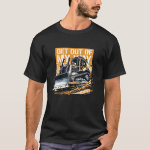 Camiseta Bulldozer saia do meu caminho