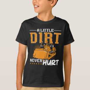 Camiseta Bulldozer Um Pouco De Sujeira Nunca Machuca A Cons