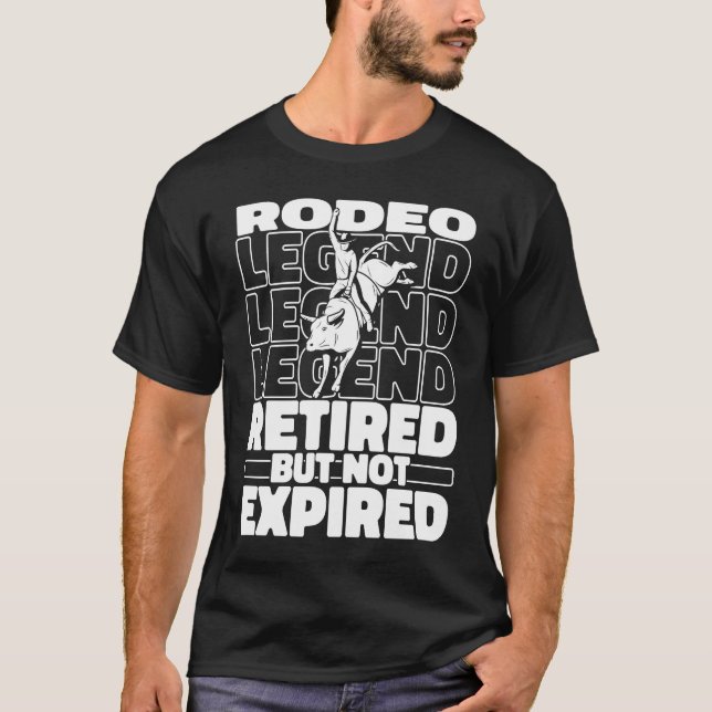 Camiseta Bullider Riding Rodeo Bull (Frente)