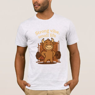 Camiseta Bullio® - Víblias fortes, vida pequena   Cartoon E