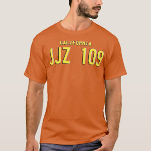 Camiseta Bullitt com Steve Mc1968 Mustang License Plates