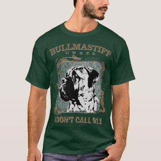 Camiseta Bullmastiff cão 2