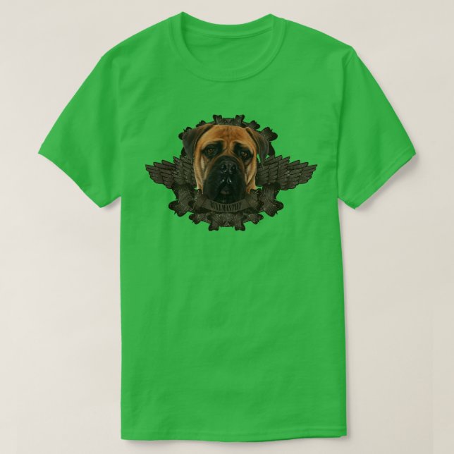 Camiseta Bullmastiff dog 5 (Frente do Design)