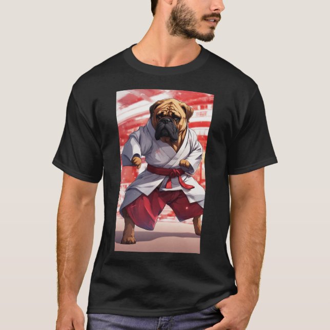 Camiseta Bullmastiff Karate (Frente)