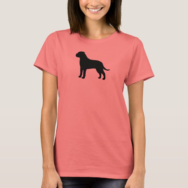Camiseta Bullmastiff Silhouette (Frente)