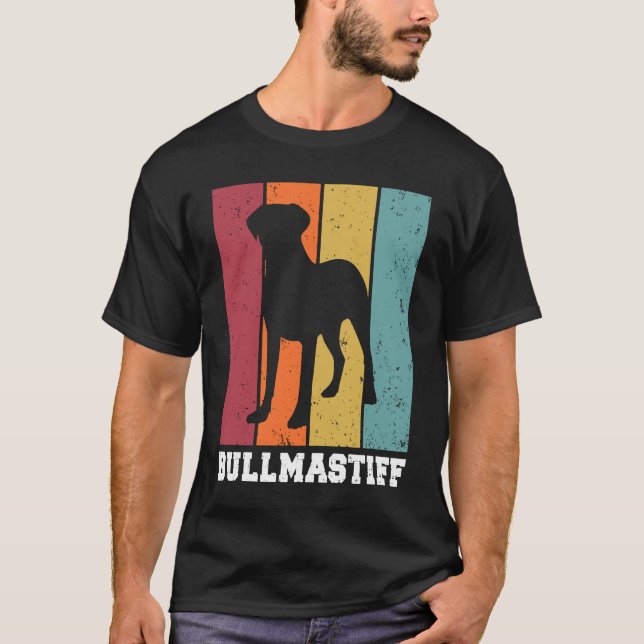 Camiseta Bullmastiff Vintage  2 (Frente)