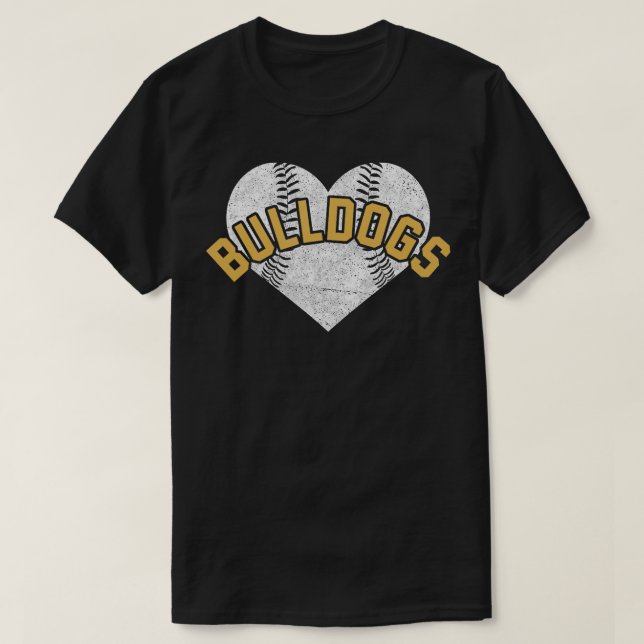 Camiseta Bulls Baseball Equipe de Segundo grau de Softball  (Frente do Design)