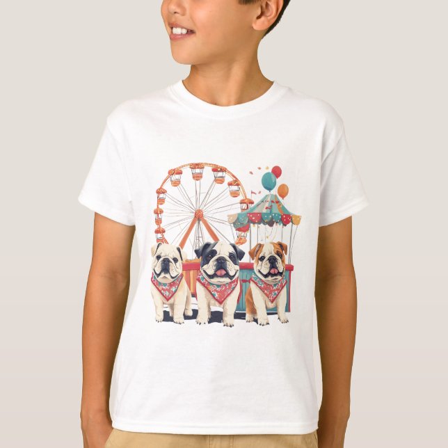 Camiseta Bulls Ingleses Num Carnaval (Frente)