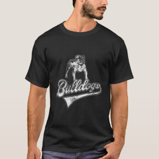 Camiseta Bulls School Sports Fan Team Spirit Mascot Vint