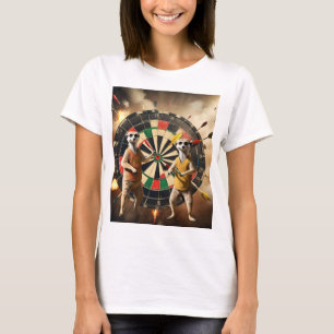 Camiseta Bullseye Burrow: Meerkat Dart League,
